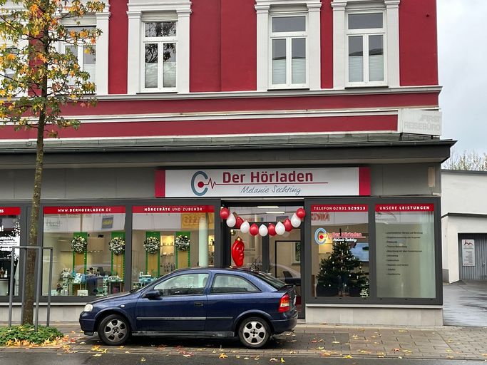 Ladenansicht: Der Hörladen, nun auf der Clemens-August-Straße